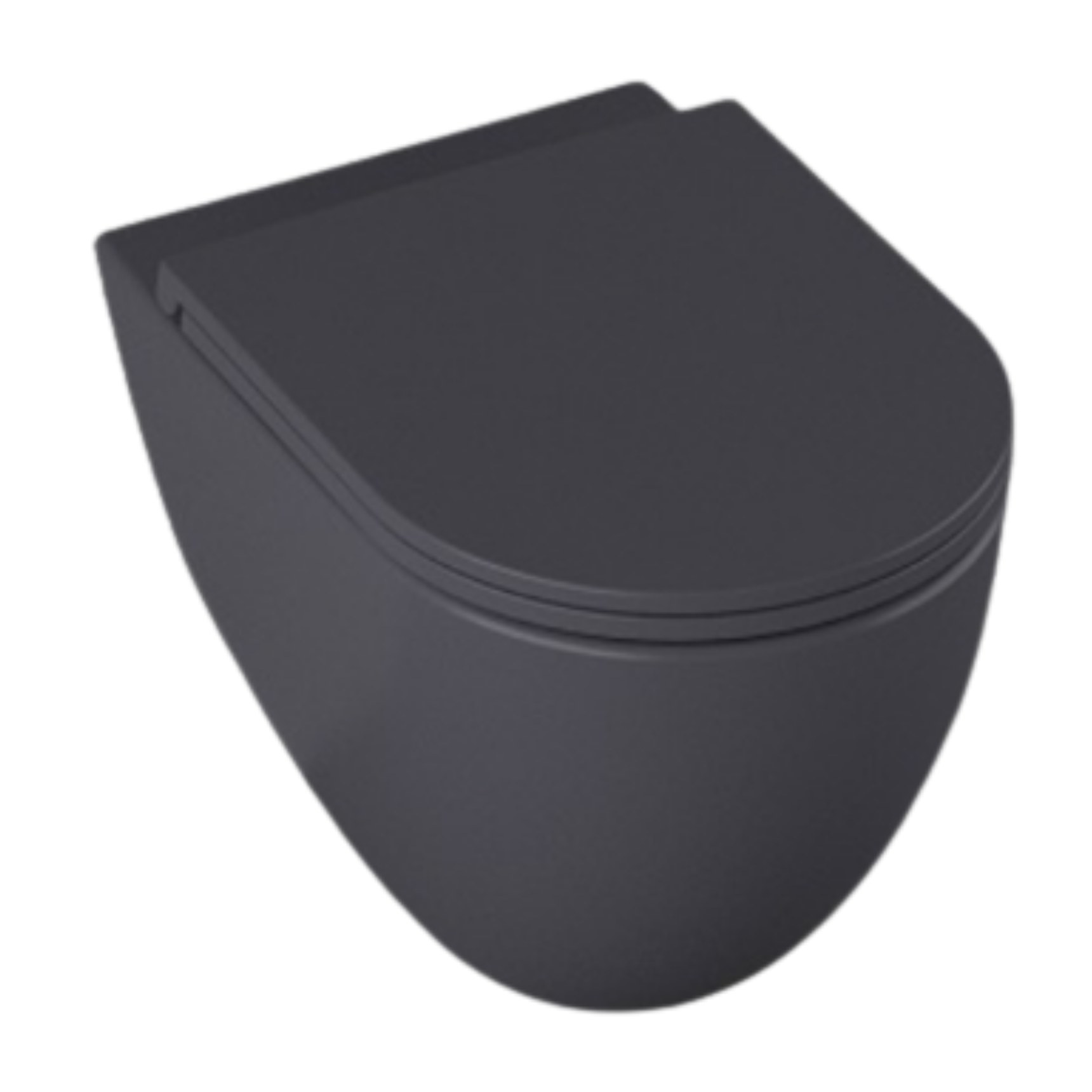 10NF02001SV Унитаз подвесной Isvea Infinity без крышки Matte Black