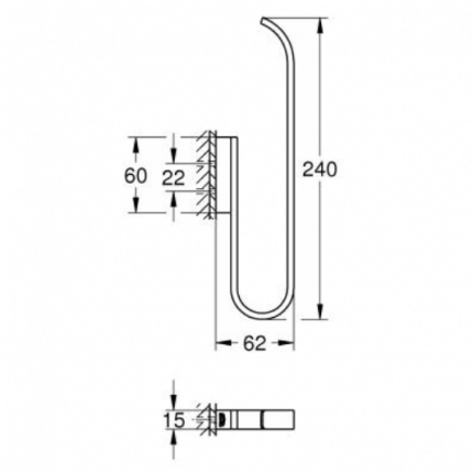 41067000 Selection Держатель запасных рулонов бумаги (на 2 рулона)