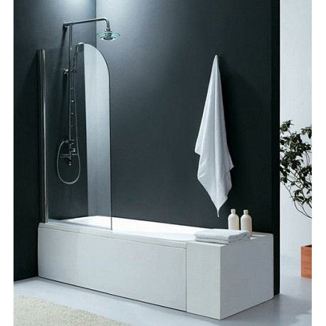 BG 070.5110A-1 Душевая шторка на ванну BRAVAT ALFA 700x1500 стекло - 5мм/Easy clean. профиль - 1,5мм