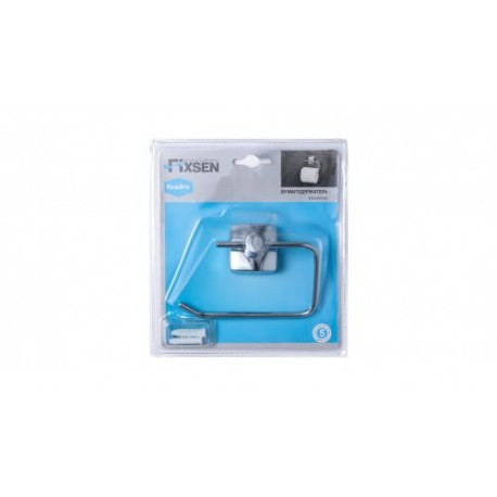 Бумагодержатель для ванной комнаты FIXSEN KVADRO FX-61310А (ЧЕХИЯ)
