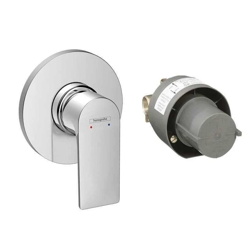 Смеситель для душа со скрытой монтажной частью, хром Hansgrohe Rebris E 72658000