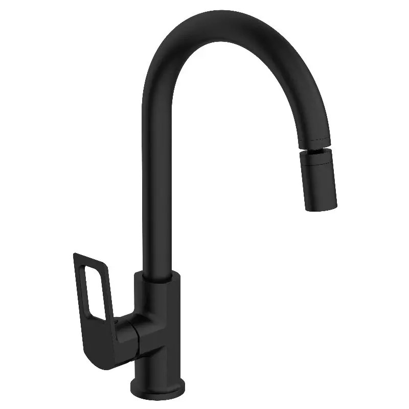 Смеситель для кухни, черный VODA Surf Black SF519BAR