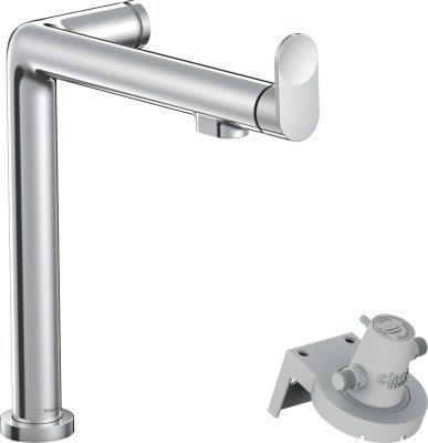 Смеситель для кухни, вытяжной излив, подключение к фильтру, хром Hansgrohe Aqittura M91 76804000