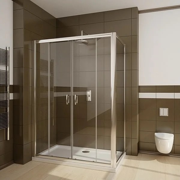 Стенка боковая 900х1900, прозрачное стекло, хром Radaway Premium Plus S 33403-01-01N