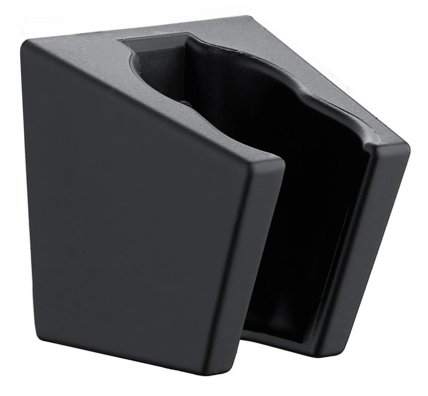 Держатель для душа, неповоротный, черный VODA D15Black