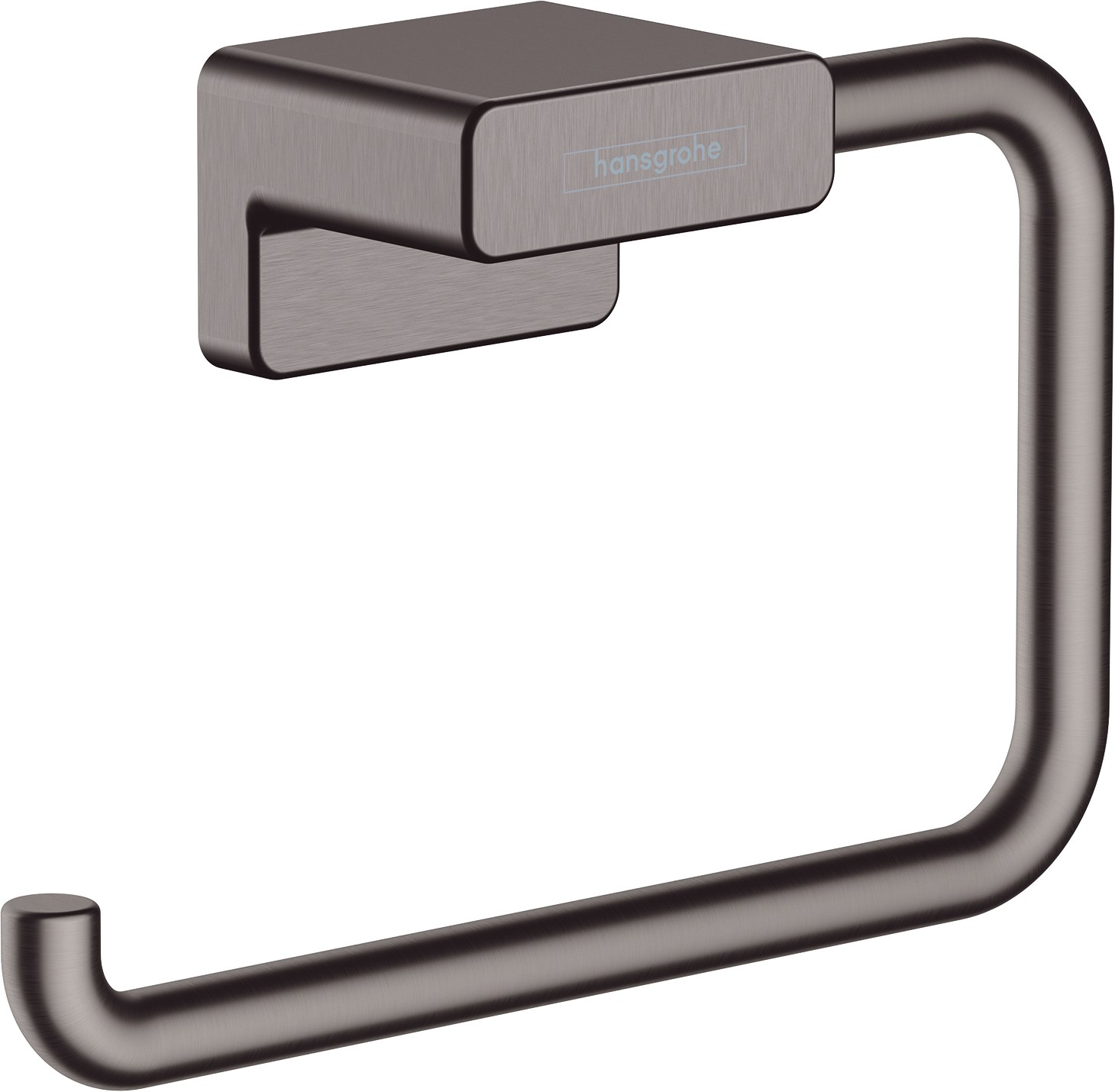 Держатель туалетной бумаги, шлифованный черный хром Hansgrohe AddStoris 41771340