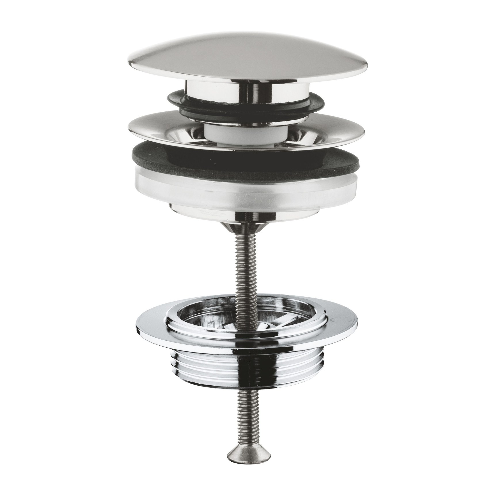 Донный клапан для раковины GROHE суперсталь 65807DC0