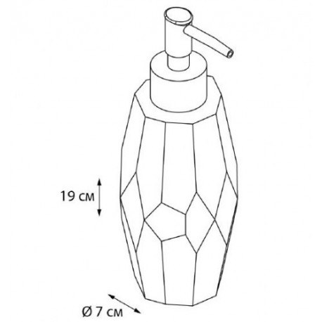 Дозатор для жидкого мыла FIXSEN FX-290-1 FLAT (Чехия)