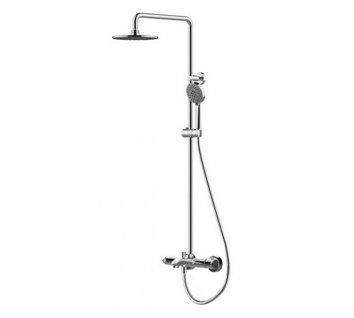 Душевая система для ванны и душа с термостатом BRAVAT F 639114 C-A2-RUS Waterfall (Германия)
