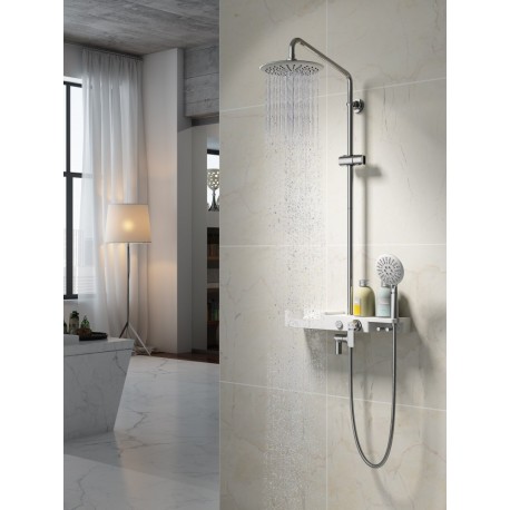 Душевая система для ванны и душа со смесителем LEMARK LM 7007 C TROPIC