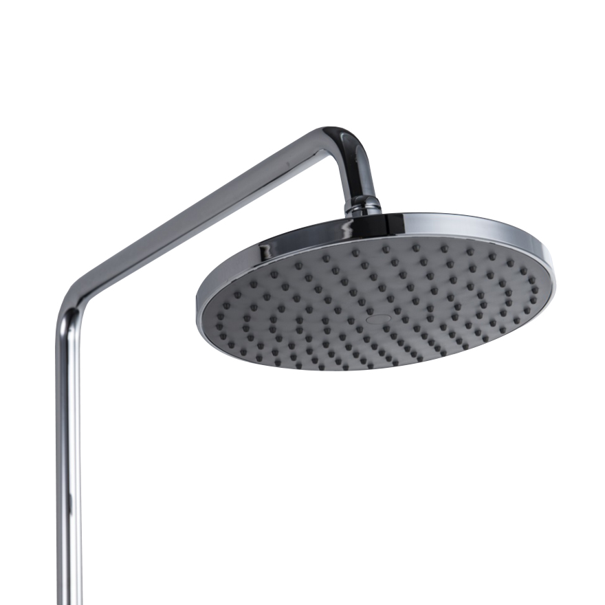 F9125183CP-A2-RUS BRAVAT OPAL Душевая колонна со смесителем для душа(верхний душ круглой формы)