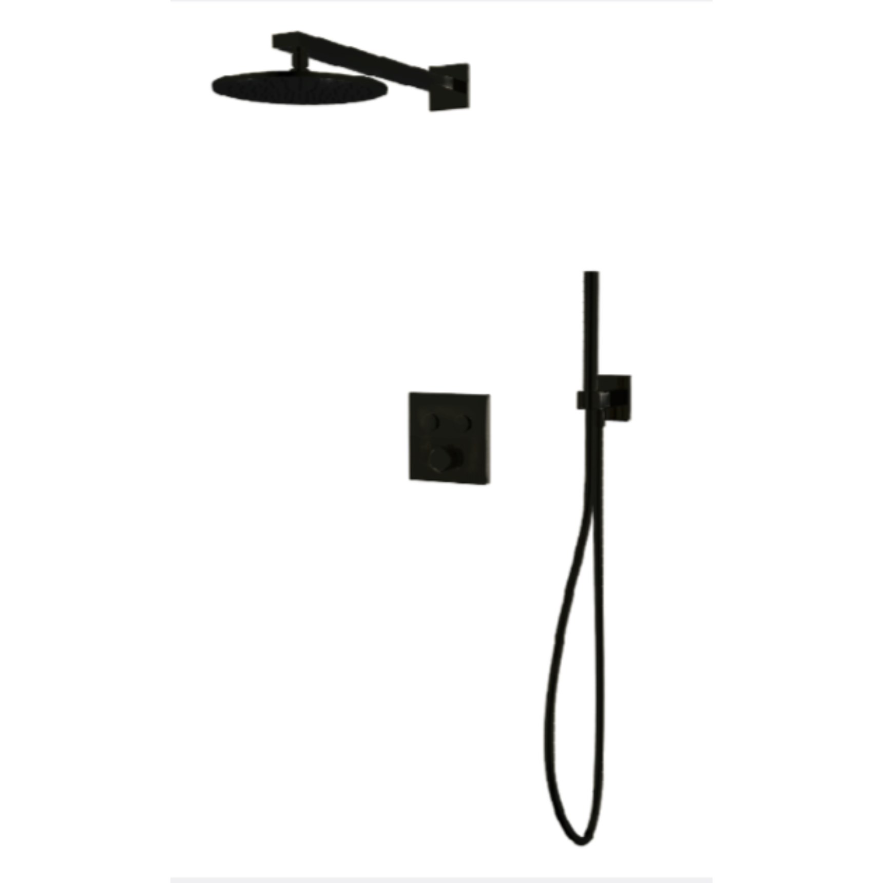 Душевая система скрытого монтажа Minotti Alto Black