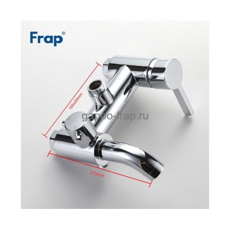 Душевая стойка Frap с изливом и ручной лейкой F 2416 ( цвет-Хром )
