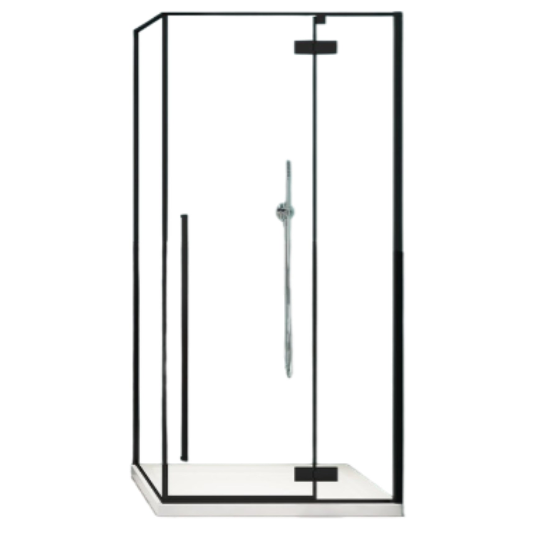 Душевое ограждение Minotti Galaxy 900 900 Black