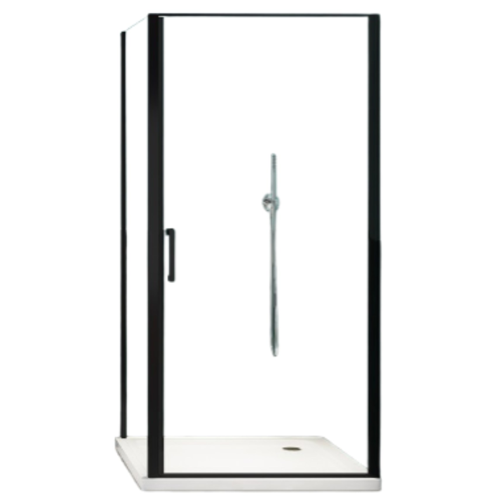 Душевое ограждение Minotti Latte 900 900 Black