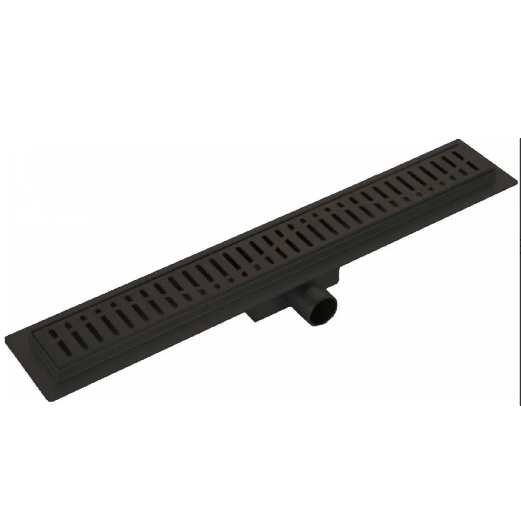 Душевой трап из нержавеющей стали SS304 боковой Asua armatur RIFEL 600 70 67mm черный 67103970