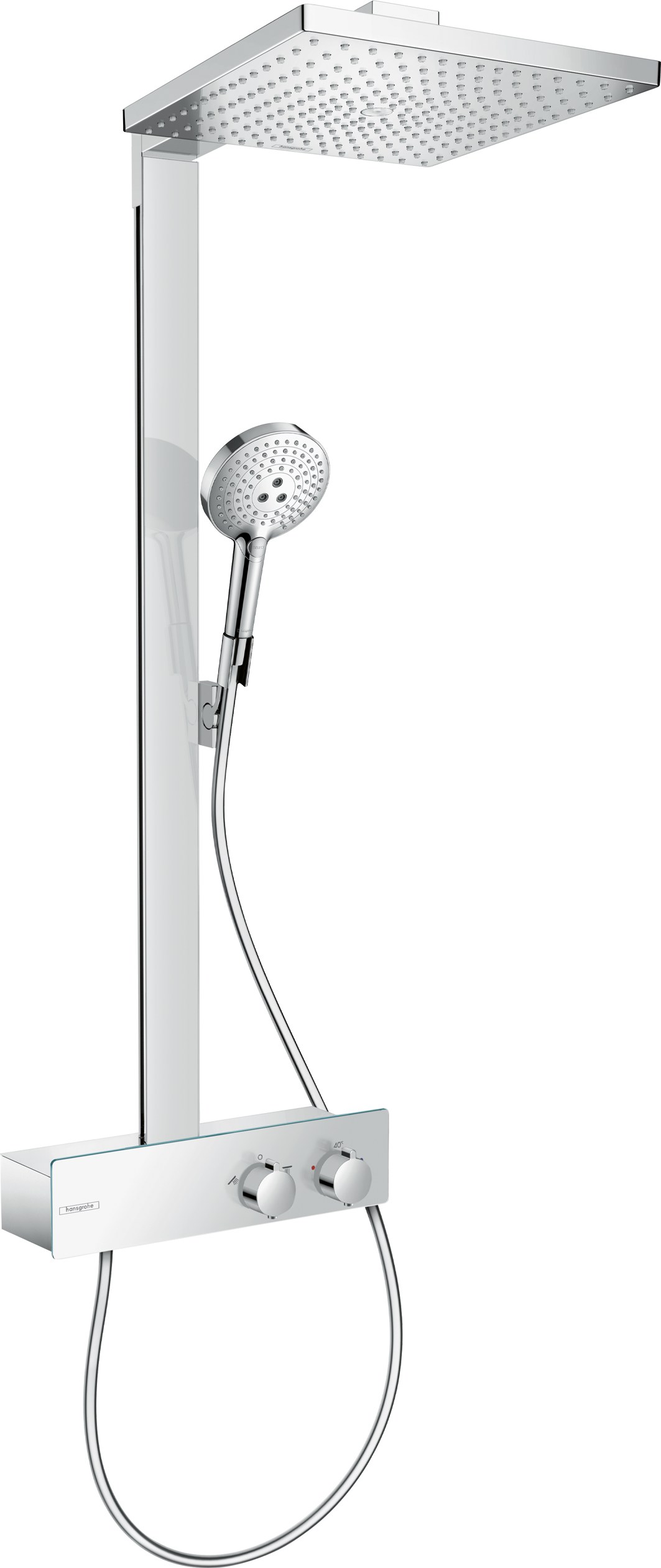 Душевая система с термостатом для душа, хром Hansgrohe Raindance E Showerpipe 300 27361000