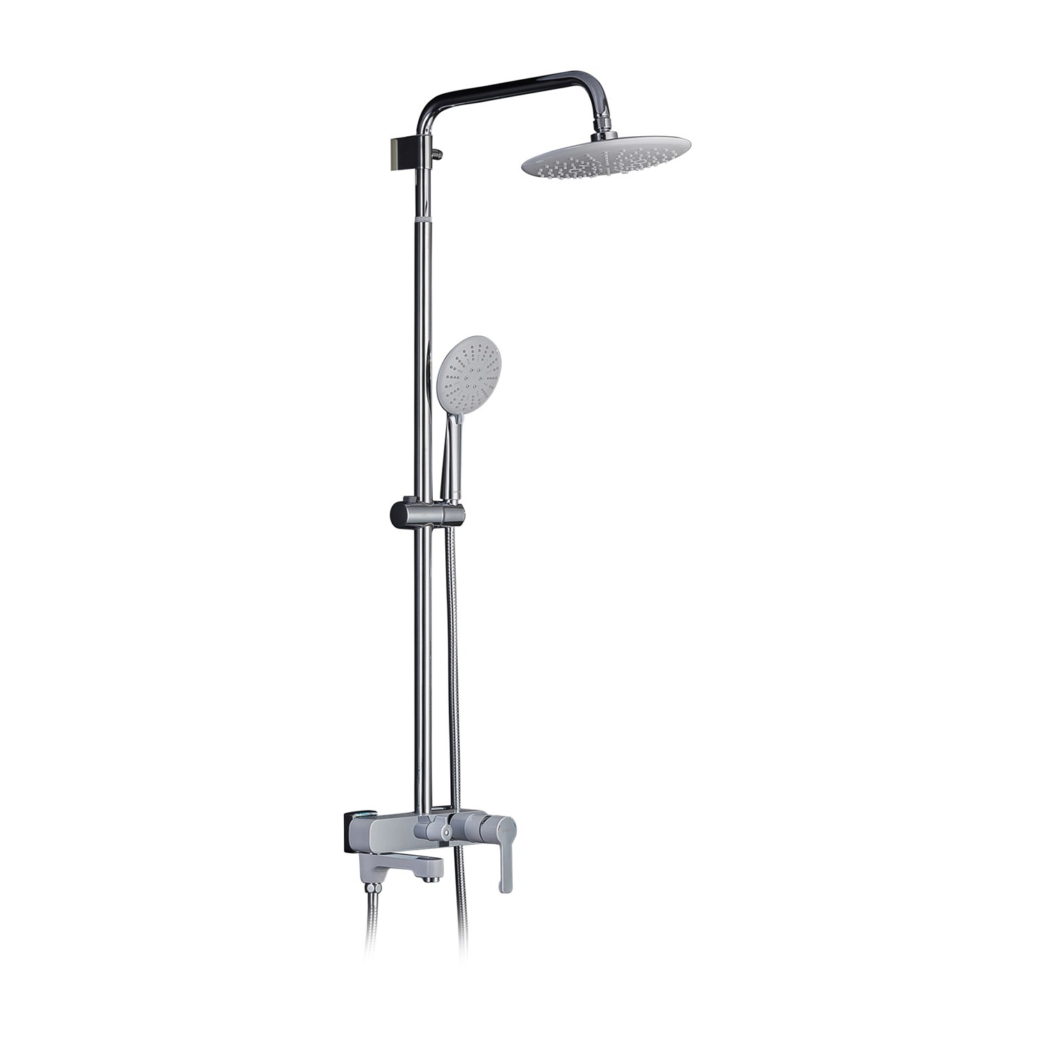 Душевая стойка GAPPO G2402-8 Белый/ Хром