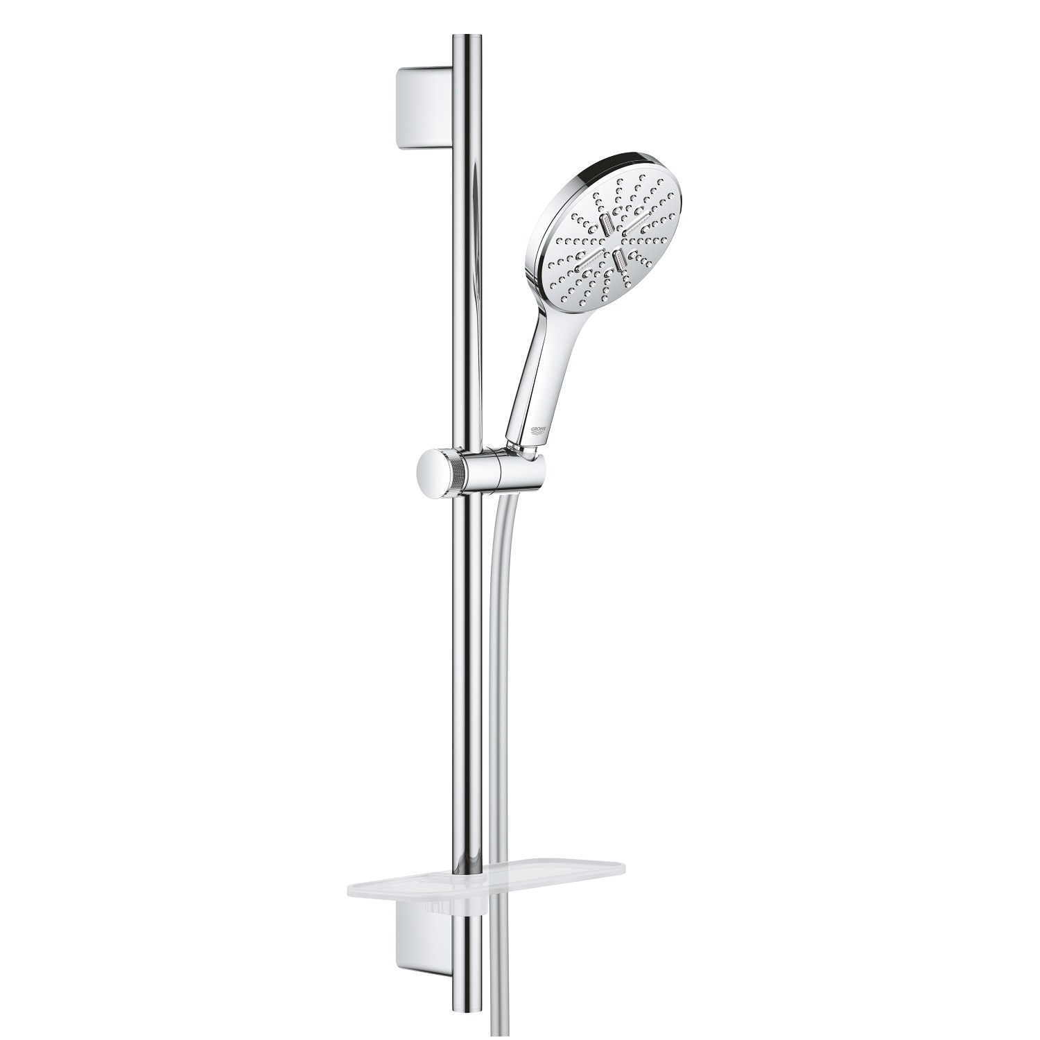 Душевой гарнитур 600, 3 вида струи, хром Grohe Rainshower 130 SmartActive 26575000