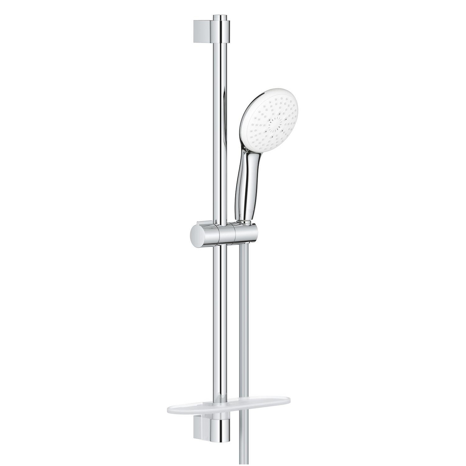Душевой гарнитур 600, с полочкой, 3 вида струи, хром Grohe Tempesta 110 27927003