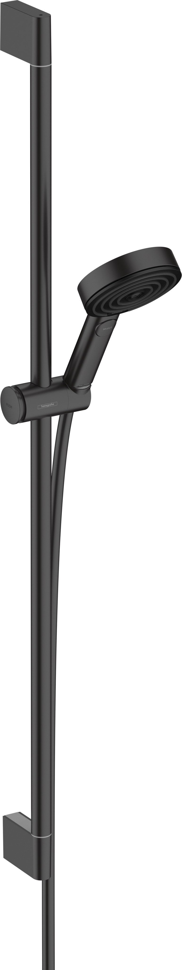 Душевой гарнитур 900, черный Hansgrohe Pulsify 105 3jet Relaxation EcoSmart  24171670