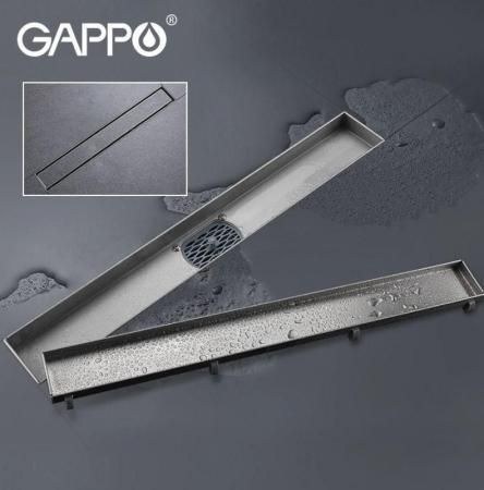 Душевой трап GAPPO из нержавеющей стали G84007-4 70*400 Сатин
