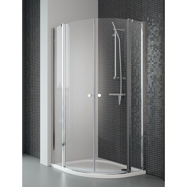 Душевая кабина полукруглая 900х1950, левая часть, хром Radaway Eos II PDD 3799471-01L
