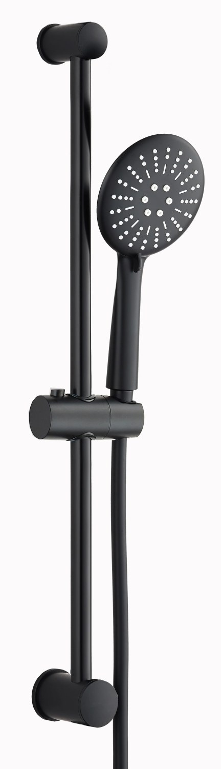 Душевой гарнитур, черный VODA VSS15Black