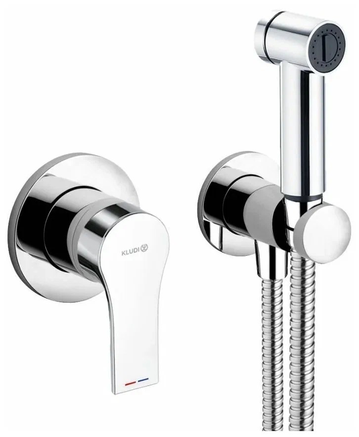 Гигиенический душ со смесителем, хром Kludi Zenta 489980565