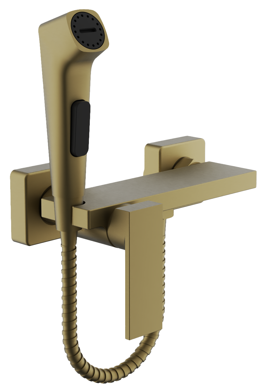 Гигиенический душ со смесителем BELZ B55653-5, матовое золото