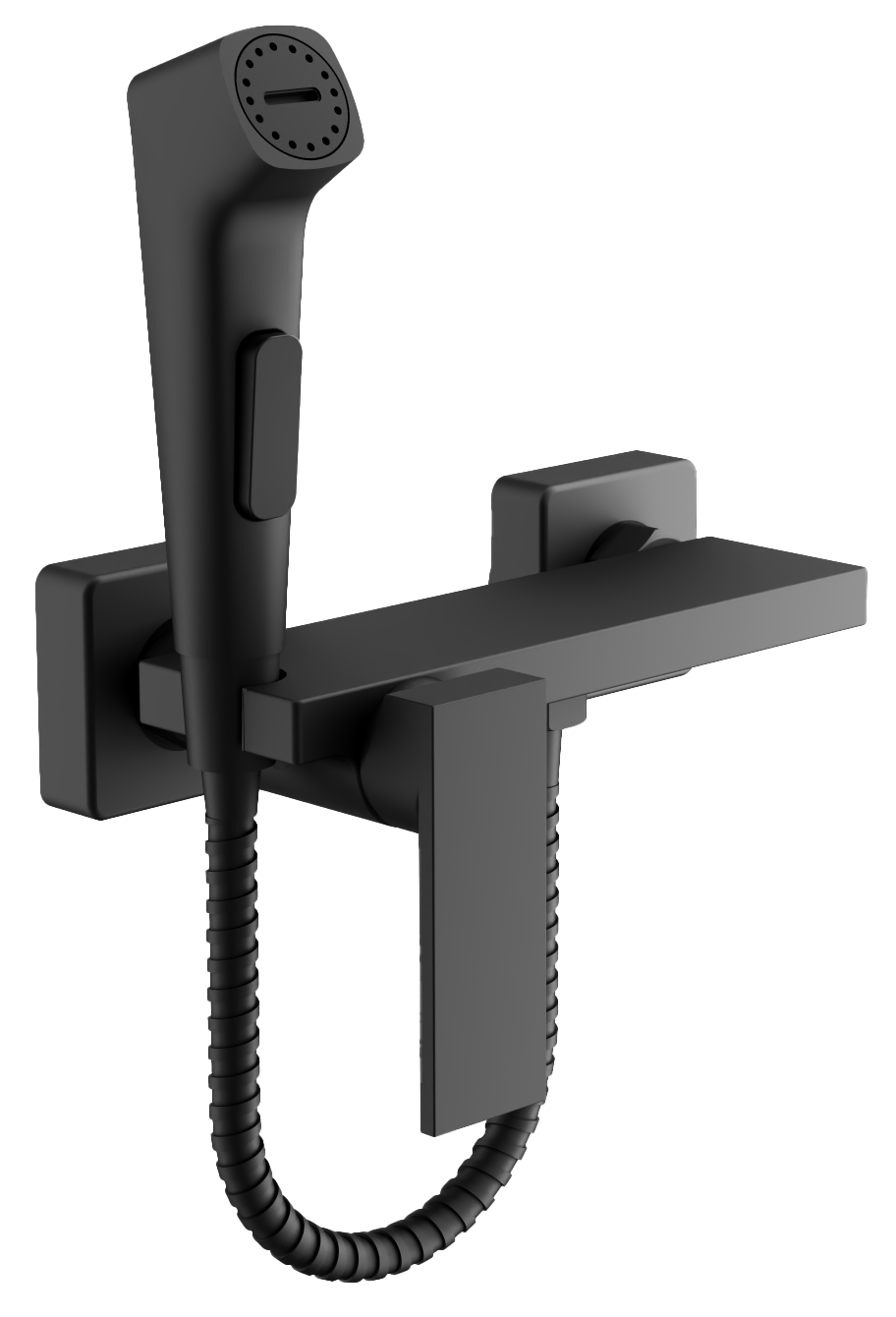 Гигиенический душ со смесителем BELZ B55653-7, черный