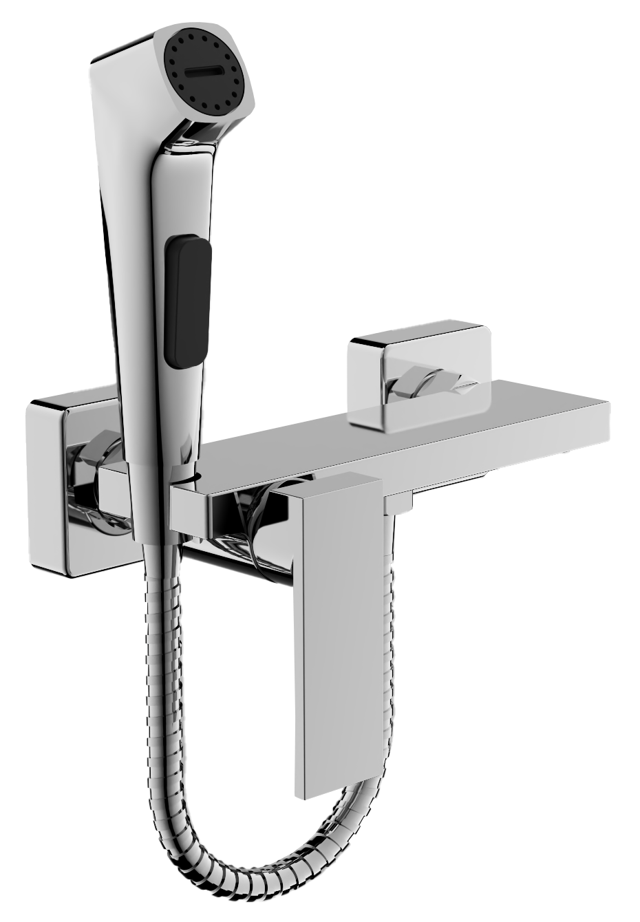 Гигиенический душ со смесителем BELZ B55653, хром