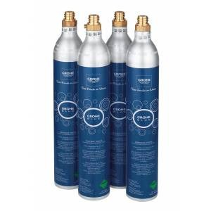 GROHE Blue Комплект баллонов с углекислым газом, 1 шт - 425 гр (4 шт) 40422000