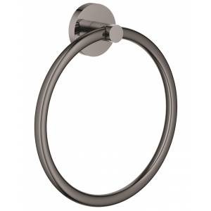 GROHE Essentials Кольцо для полотенц, тёмный графит глянец 40365A01