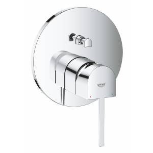 GROHE Plus Смеситель однорычажный для ванны, круглая розетка 24060003