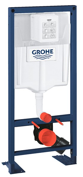 Инсталляция для подвесного унитаза, усиленная Grohe Rapid SL 38584001