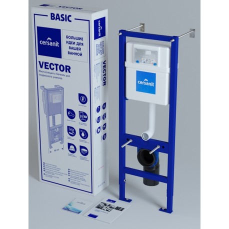 Инсталляция VECTOR 40 для унитаза механическая