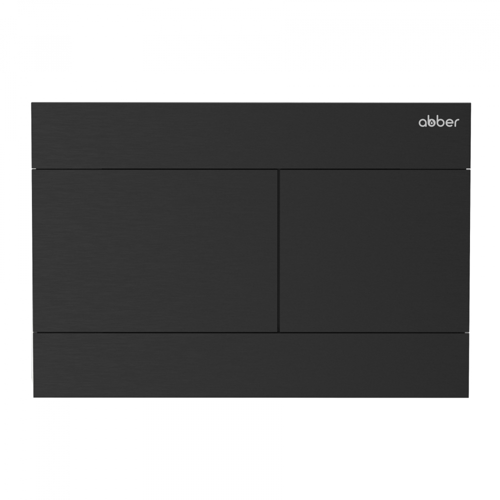 Кнопка смыва ABBER AC0127MB черная матовая
