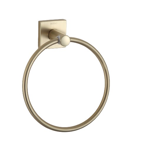 Кольцо для полотенца Minotti MattGold Cube
