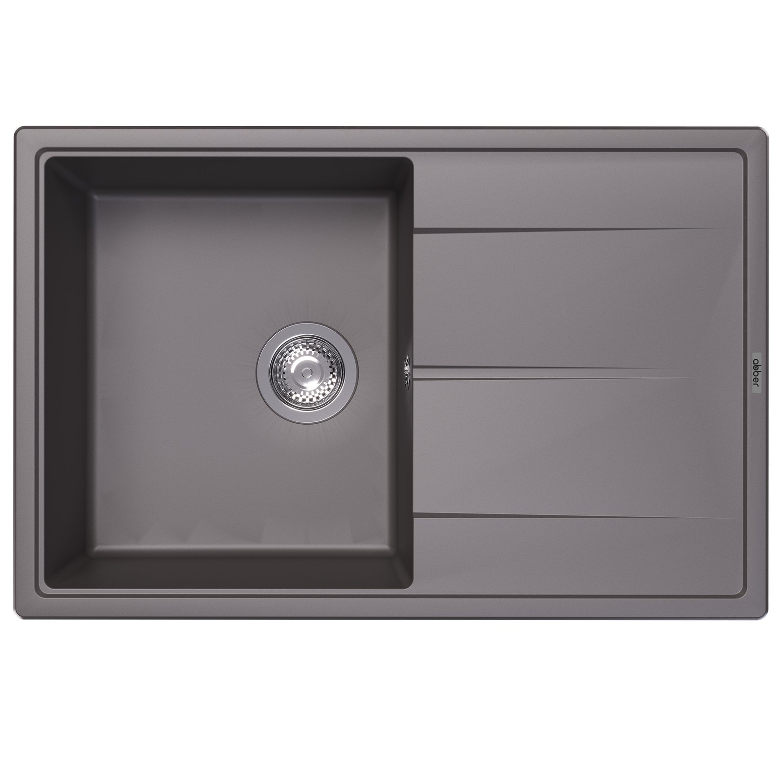 Кухонная мойка ABBER Quarz AQ2904G серый