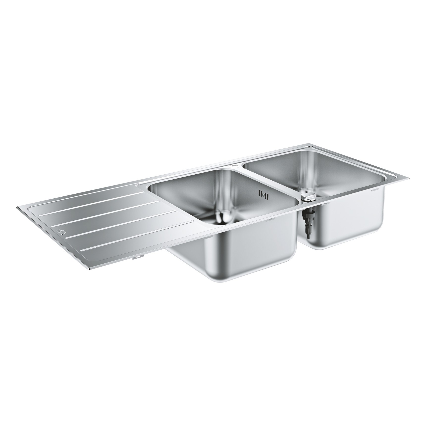 Мойка GROHE K500 с корзинчатым вентилем, нержавеющая сталь 31588SD1