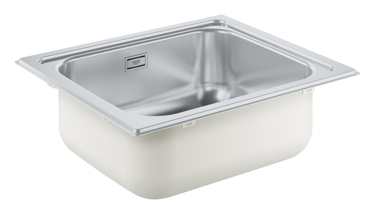 Мойка K200, с корзинчатым вентилем, нержавеющая сталь Grohe 31719SD0
