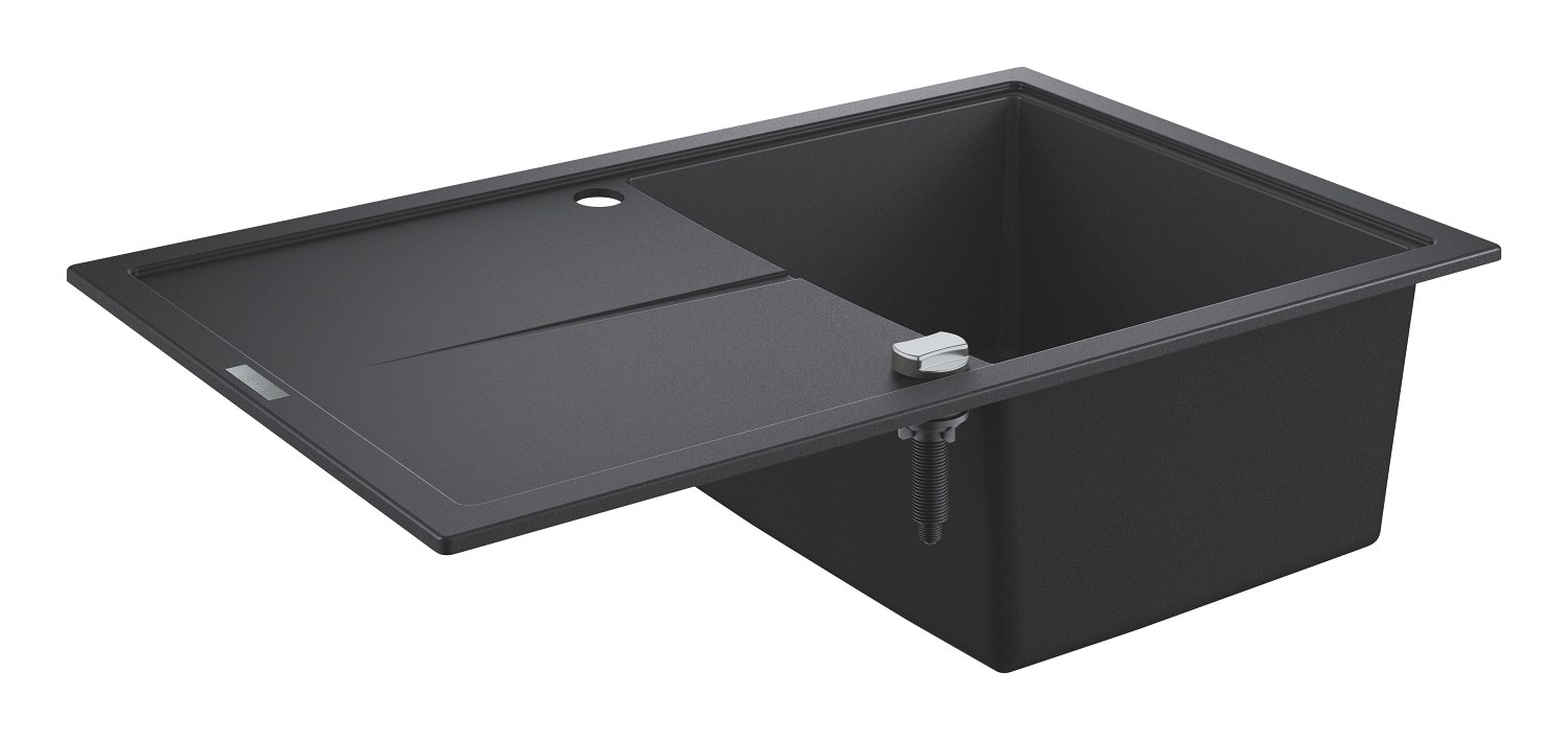 Мойка K400, композитная, 780x500, черный гранит Grohe 31639AP0