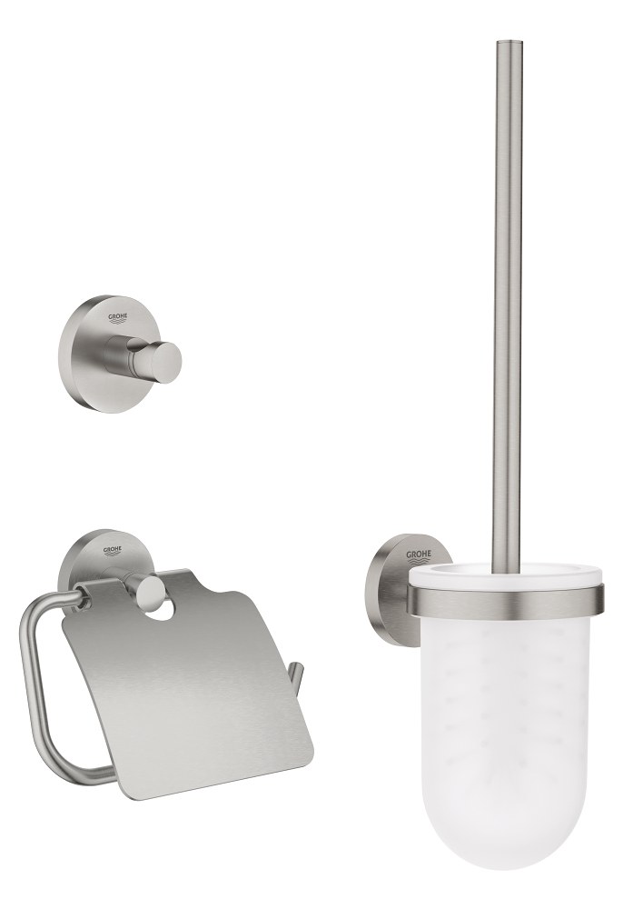 Набор аксессуаров, 3 предмета, суперсталь Grohe Essentials 40407DC1