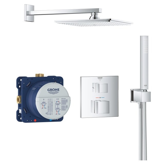 Набор для комплектации душа GROHE Grohtherm Cube Allure 230, хром 34741000