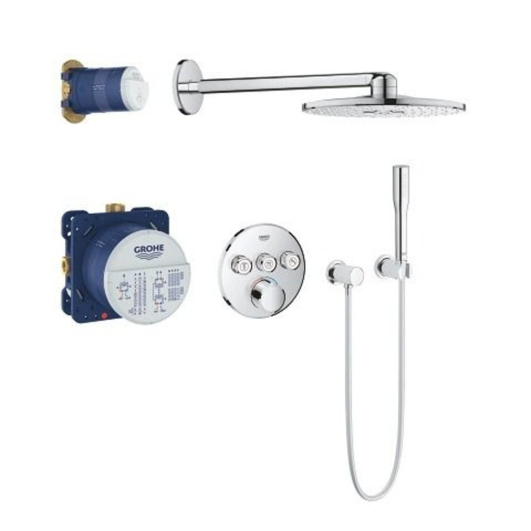 Набор для комплектации душа GROHE Grohtherm SmartControl 310, хром 34709000