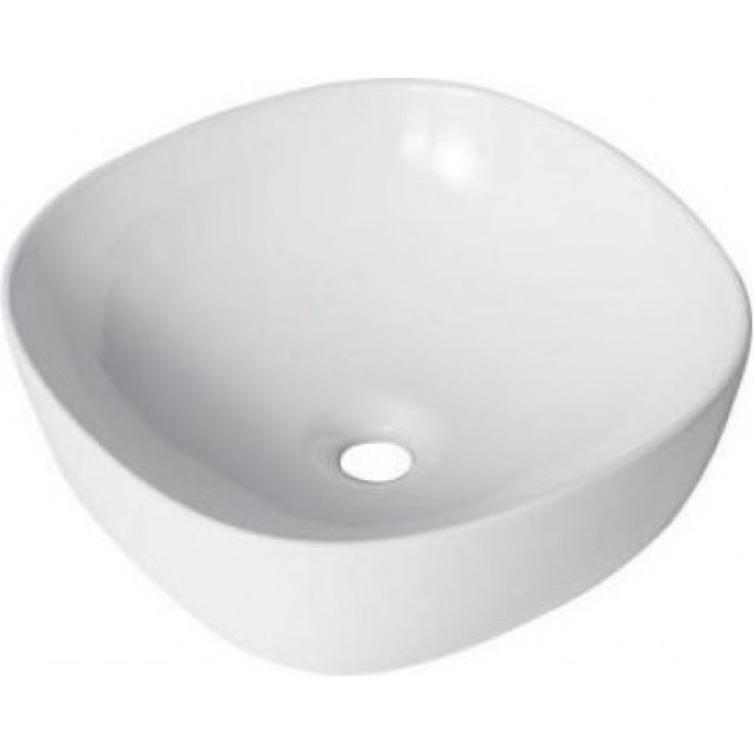 Раковина накладная без перелива GAPPO GT-203 ( 41x41x14,5 см) прямоугольнаая
