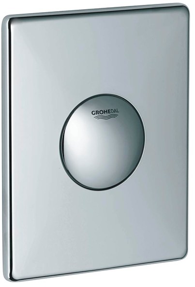 Панель смыва, хром (к сливному гарнитуру 38434000) Grohe Skate 37547000