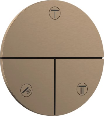 Переключатель потоков, бронза Hansgrohe ShowerSelect Comfort S 15558140