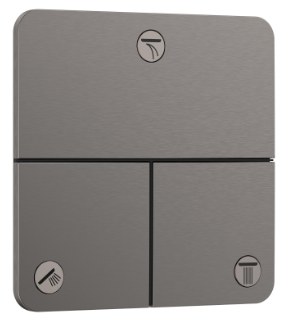 Переключатель потоков, встраиваемый, шлиф.черный хром Hansgrohe ShowerSelect Comfort Q 15587340
